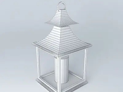 Lamp with diffuser Free 3D model