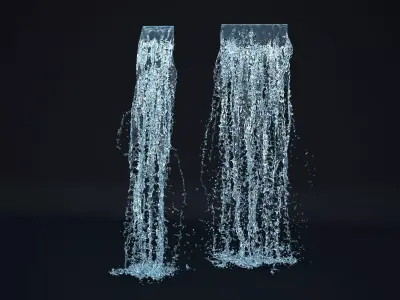 Fountain potoki 8 3D model