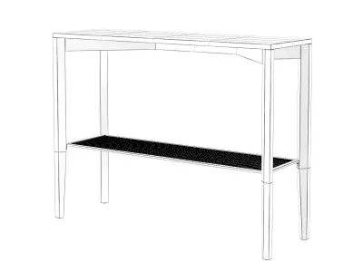 Inamma Console Table 3D model