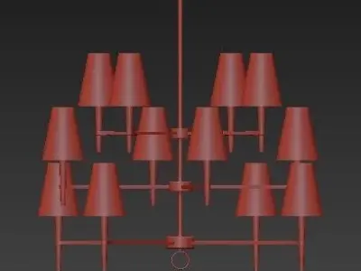 Jonathan Adler Ventana Chandelier 3D model