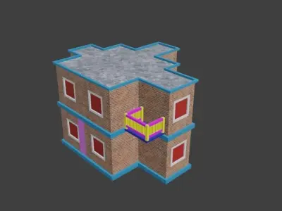 Building Low-poly 3D model 39