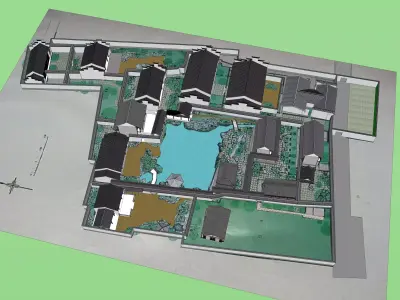 Master of the Nets Garden 3D model