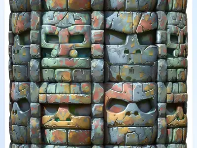 Stylized Wall Seamless Texture Texture 50