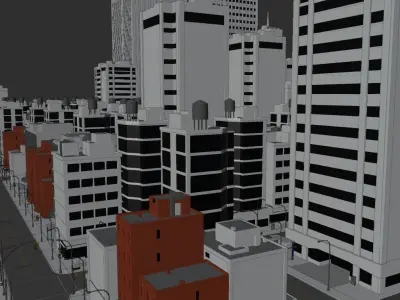 Big City 3D model