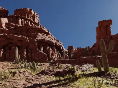 Canyons Scene 3D model