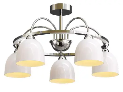 artee light chrome ceiling light 3D model