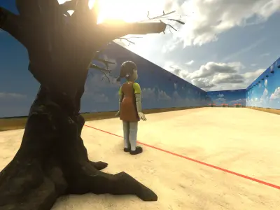 Squid Game Map 2 - Extended version 3D model