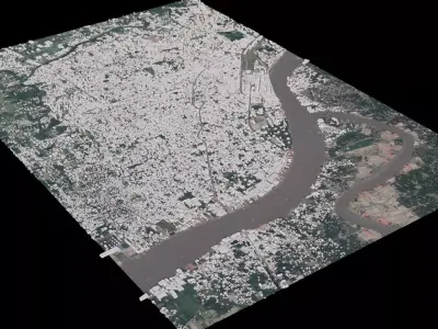 Khulna - Bangladesh 3D model