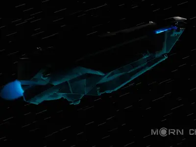 The Expanse MCRN Charon  3D print model