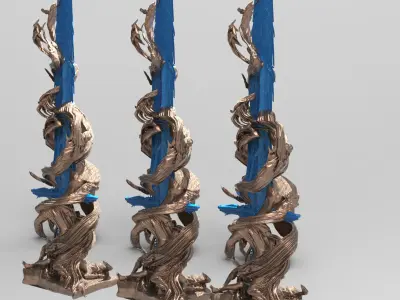 Excalibur Stand 2  3D model