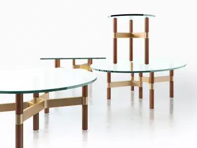 Helix Table Collection 3D model