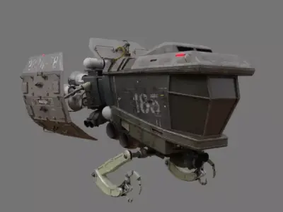 SPACESHIP Tug  Free 3D model