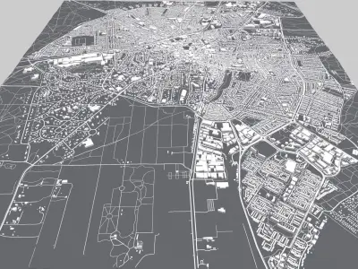 Cityscape Amersfoort Netherland  3D model
