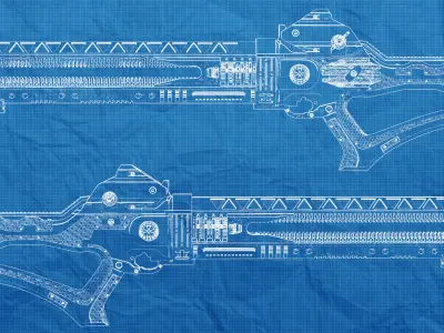 MEGA ELECTRIC  GUN Sci-Fi 3D model