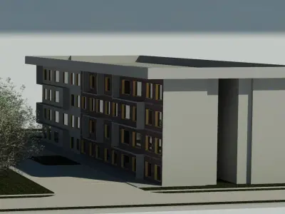 4 FLOORS APARTMENT 3D model