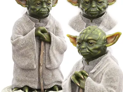 Master Yoda from Star Wars 3D model