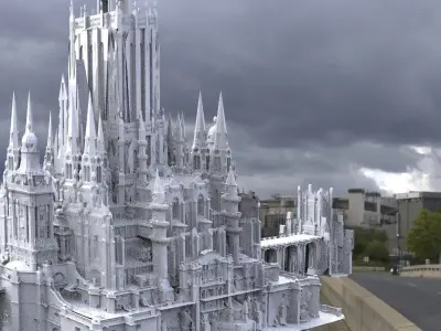 Asgardian Bridge to Sif chambers 3D model