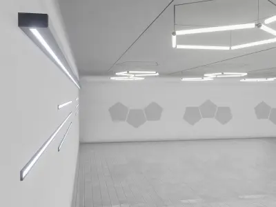 3D SCI-FI ART GALLERY Museum Interior 3D model