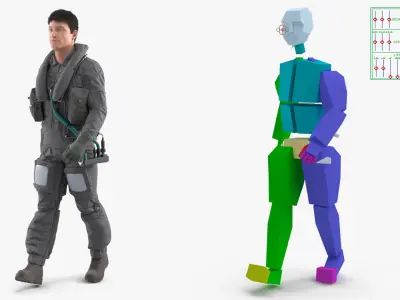  USAF Pilot Fur Rigged 