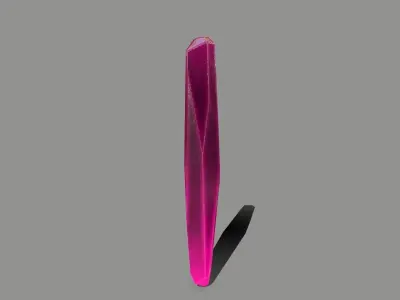 Crystal Set Low-poly 3D model 12