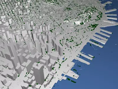 San Francisco 3D Model Low-poly 3D model