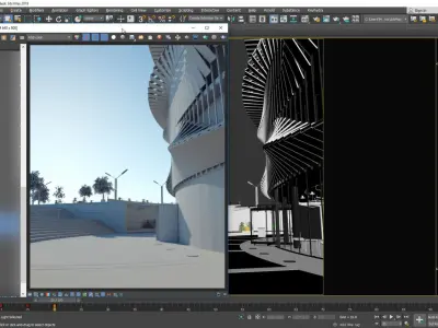 004 Vray Next 3ds max Lighting  Tutorial MP4 3D model