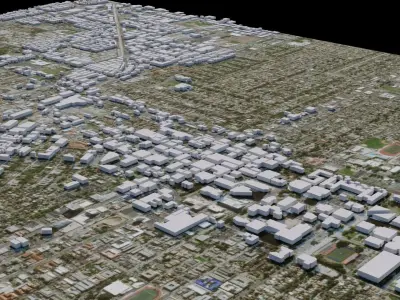 Santa Ana - USA 3D model