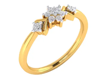 Women Ring Render 3dm STL MTL SLC JCD OBJ FBX Details 3D print model 14