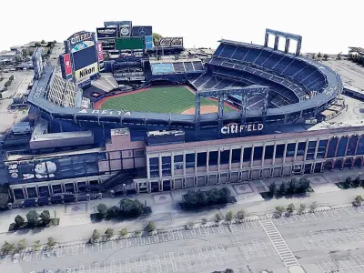 Citi Field - New York Mets Low-poly 3D model