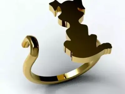 Dog Ring 3D print model purchase