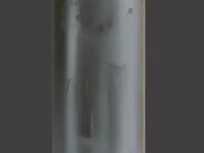 Industrial Steel Bollard 3D Model Free low-poly 3D model