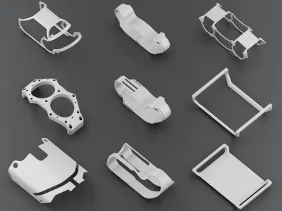 Hard Surface KitBash Volume 4 3D model