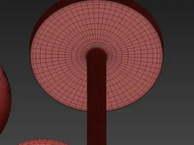 COSOMO chandelier with balls hanging from it 3D model