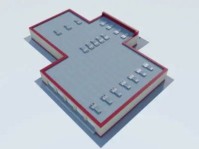 Target Store Low-poly 3D model