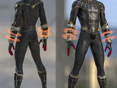 Spider-Man No Way Home Strange Magic Suit 3D model