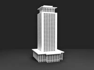 Egyptian Ministry of Foreign Affairs building 3D model