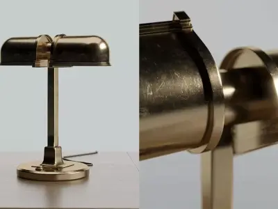 Lab Desk Lamp by Roman and Williams Guild New York 3D model