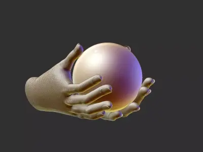 hand lamp 3D model 3D print model