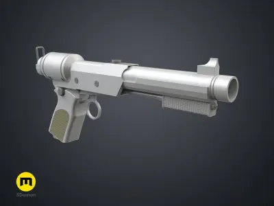 Lucy tranquilizer gun  Fallout  3D print model