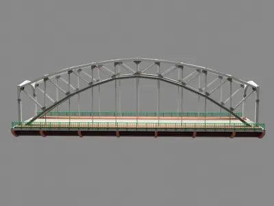 Bridge Muxranski LP Low-poly 3D model