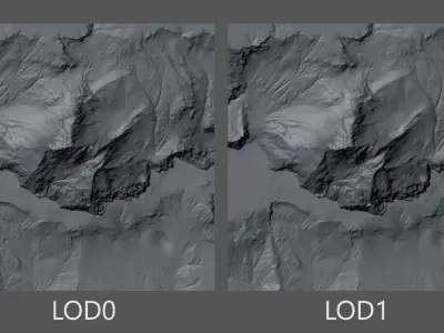 TERRAFORM Coastal 01 Low-poly 3D model