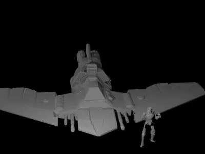 Fighter Craft 3D print model