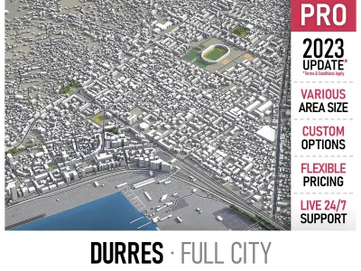 Durres Low-poly 3D model
