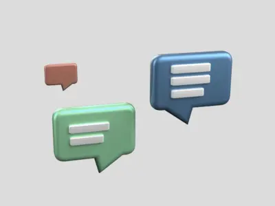 3D app web Icon Low-poly 3D model-16 Low-poly 3D model