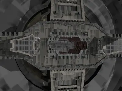 Babylon 5 Spaceship 3D model