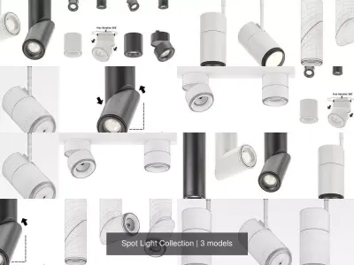 Spot Light Collection 3D Model Pack