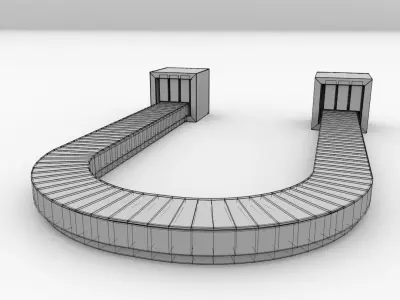 Baggage Carousel 3D model