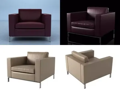 Foster 503 armchair 3D model