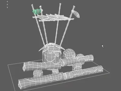 Tropical seatings 3D model