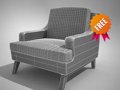 Belem Armchair 3D Model Free 3D model